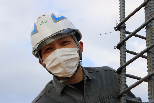 茨城県坂東市「中村鉄筋工業」の施工風景